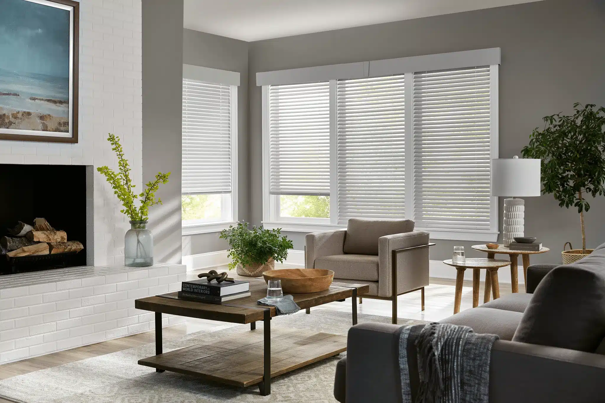 Wood-Blinds-Living-Room (1) Wood Blinds Living Room