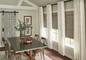 Custom White Drapes