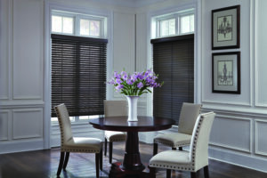 Wood Blinds Dining Room